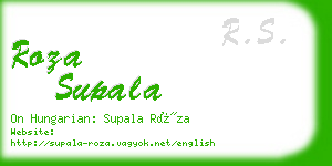 roza supala business card